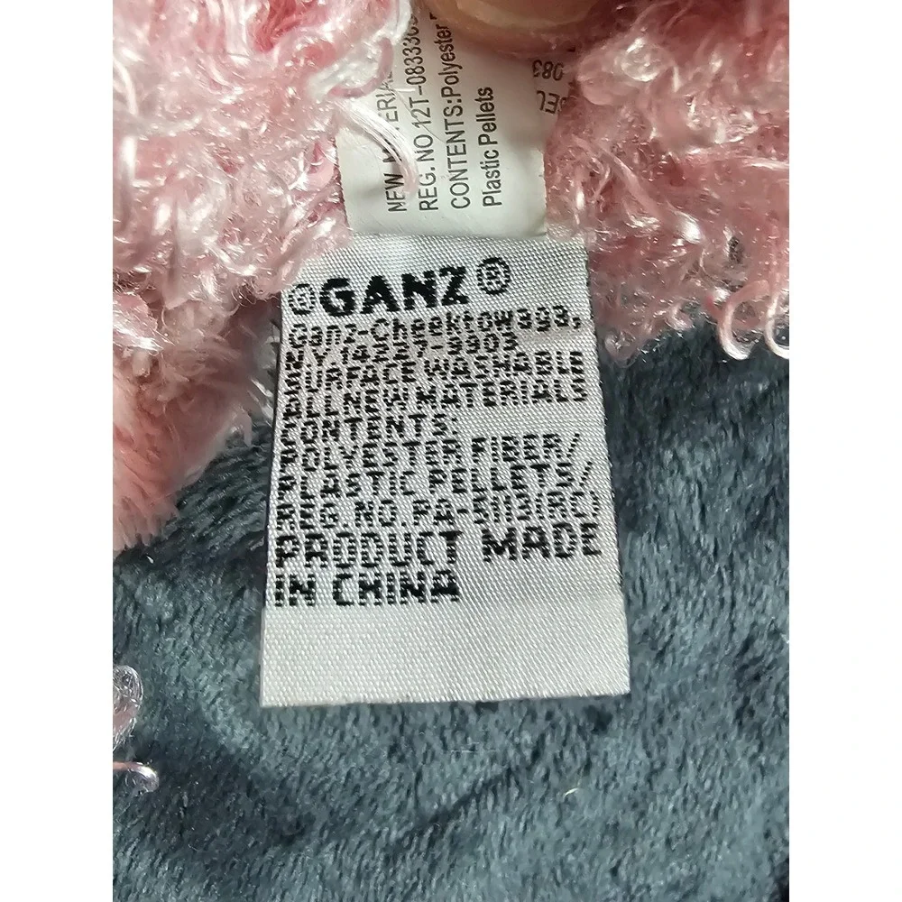 GANZ Webkinz‎ Pink Poodle Plush HM107 - Vintage (#2)